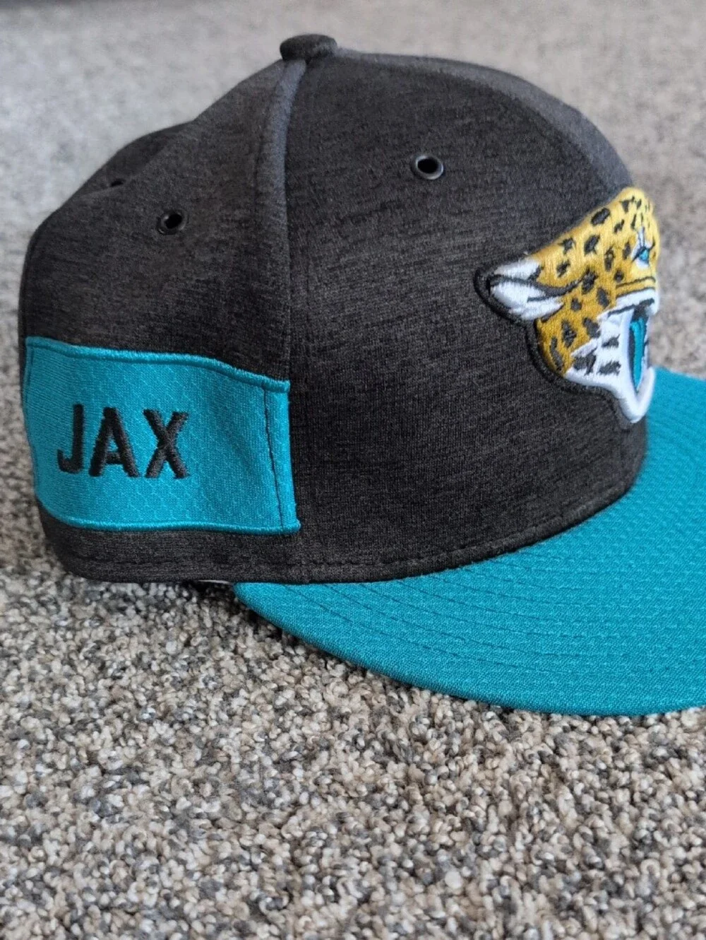 Men's Jacksonville Jaguars Fitted Hat - Teal and Charcoal